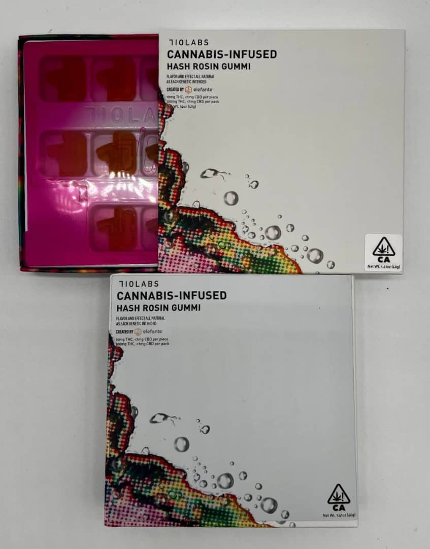 710 Labs Cannabis-Infused Hash Rosin Gummies
