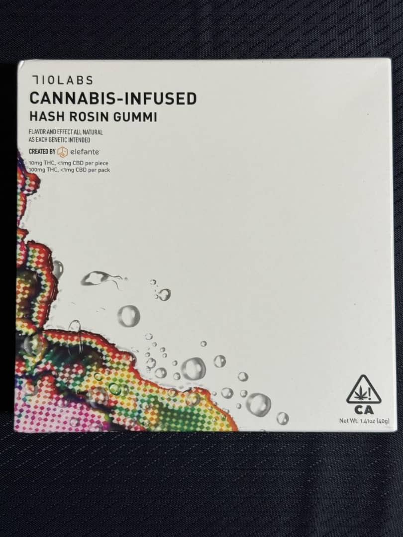 710 Labs Cannabis-Infused Hash Rosin Gummies - Image 3